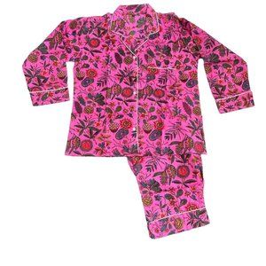 Pink Floral Women's Pajama Set